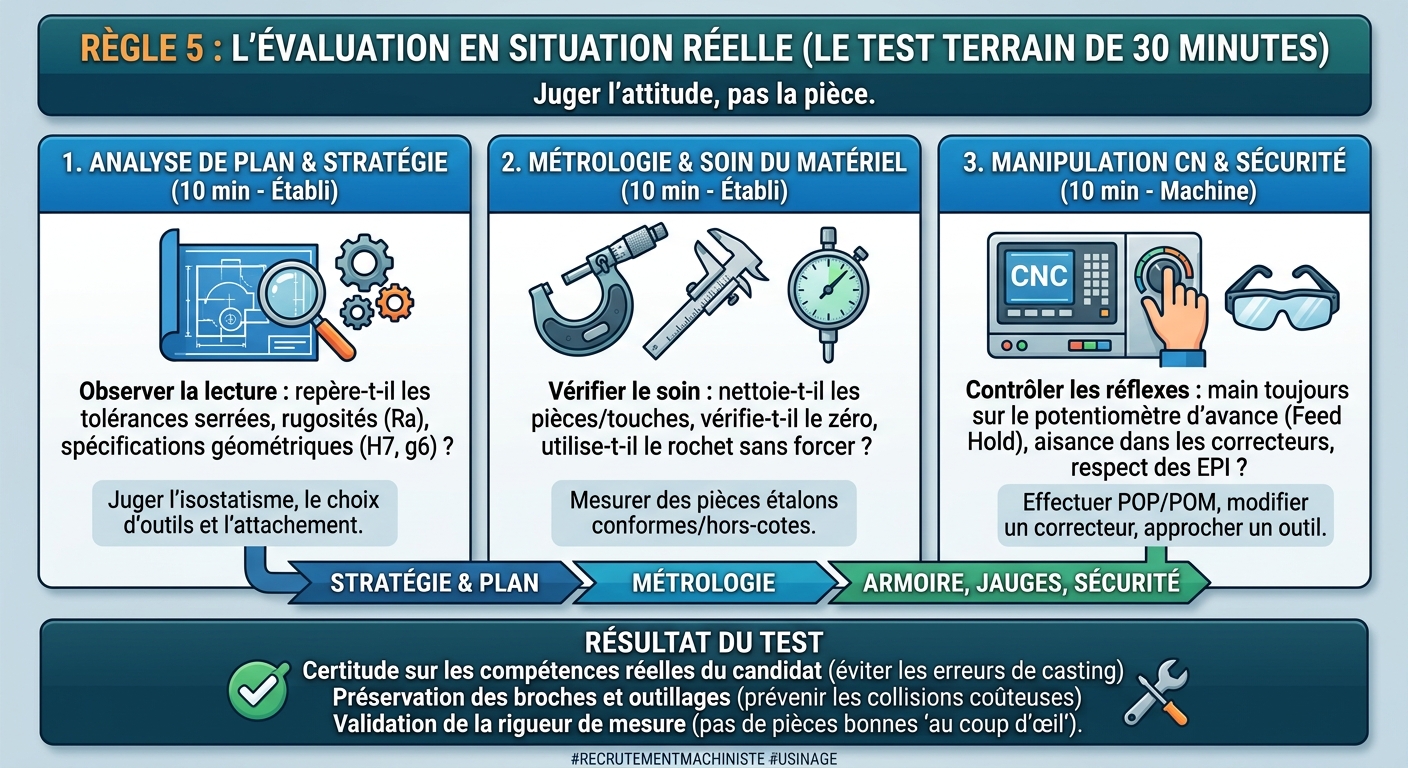 RÈGLE 5 : L'ÉVALUATION EN SITUATION RÉELLE (LE TEST TERRAIN DE 30 MINUTES)